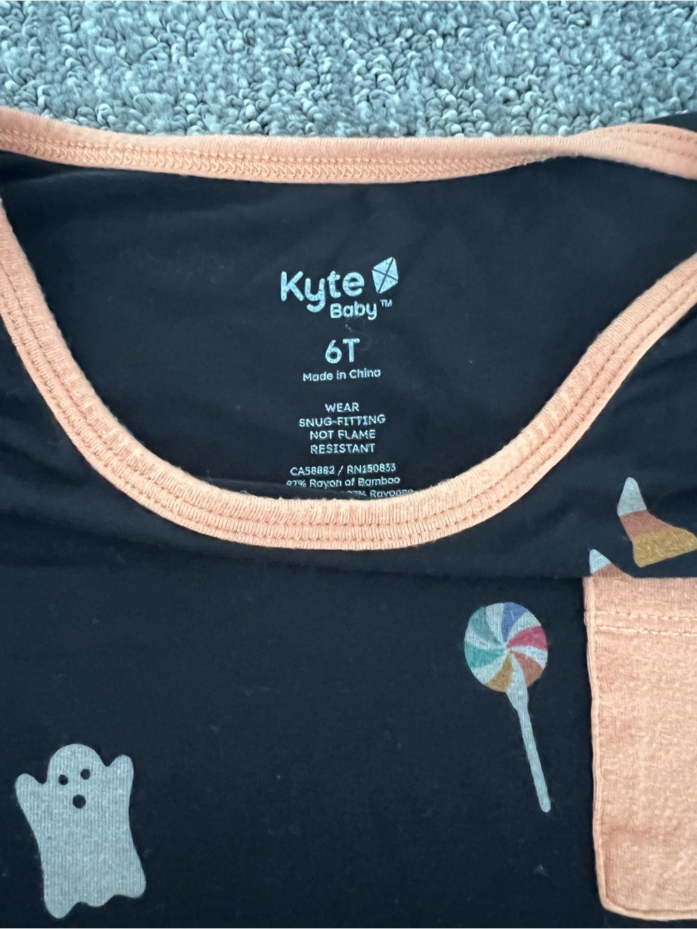 Kyte Baby Halloween Pajamas - Picture 3 of 4